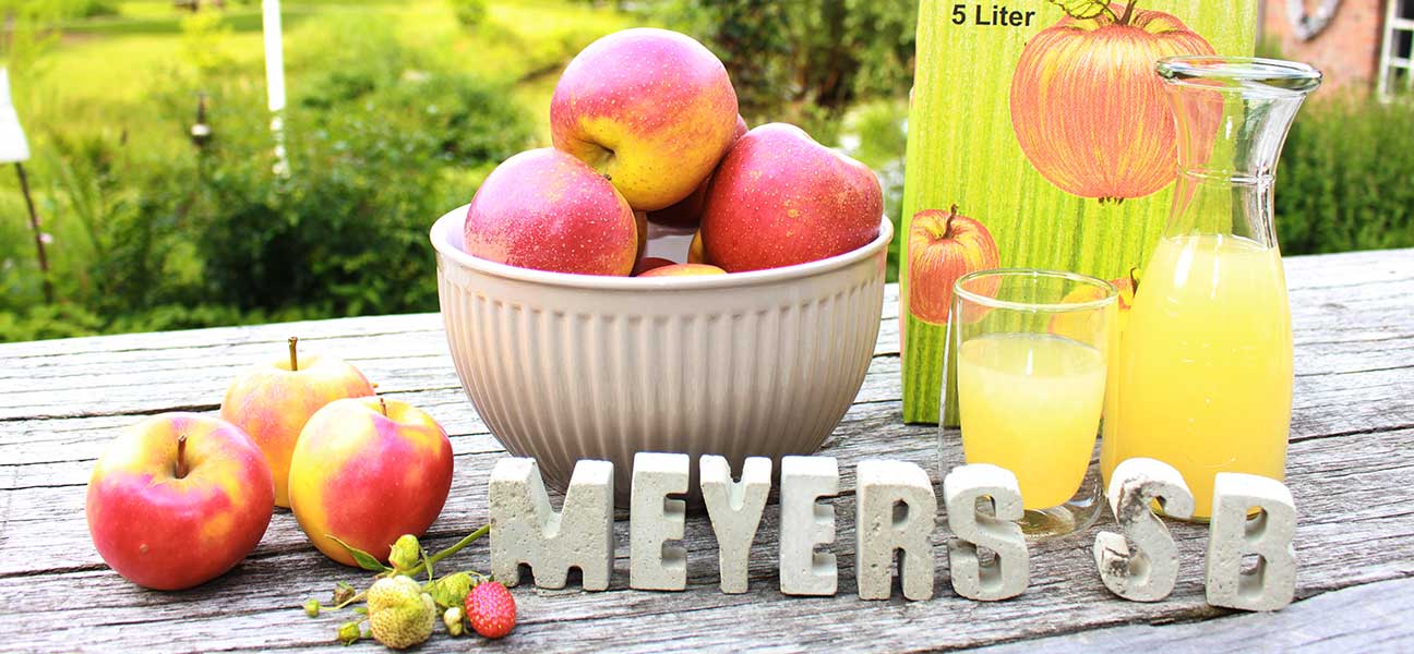 Äpfel und Apfelsaft
aus dem Alten Land?

... von Rolf & Theresa Meyer können Sie in Meyer´s SB-Laden erwerben!